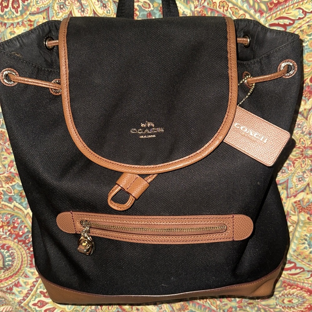 Coach Sawyer Drawstring Backpack - Picture 3 of 16